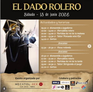 el dado rolero cartel