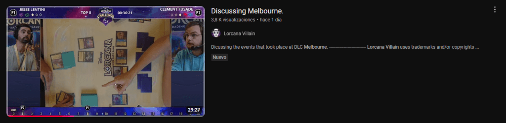 ¿Qué ha ocurrido en el Lorcana Challenge de Melbourne? 10 foto dicusion