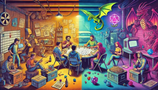 personas jugando al rol